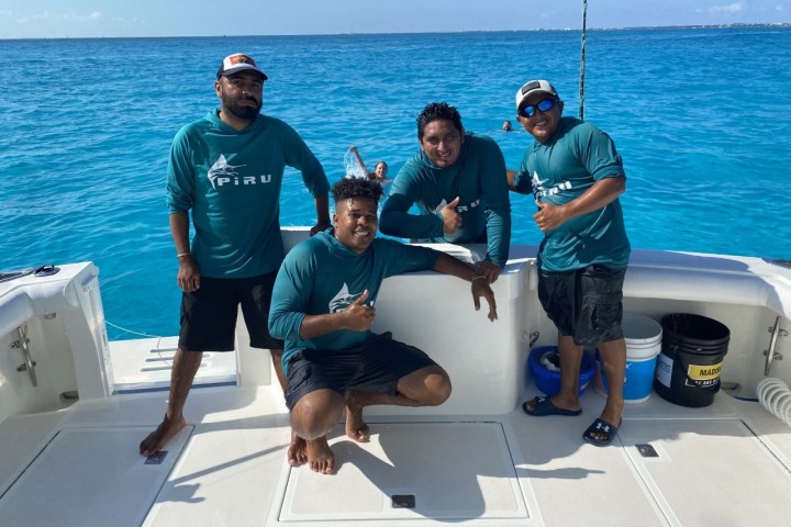 Cornelius Griffin et al. that are standing in the water