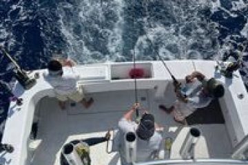 a group of people on a boat