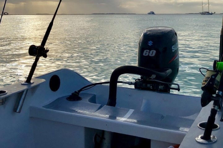 a boat on a body of water