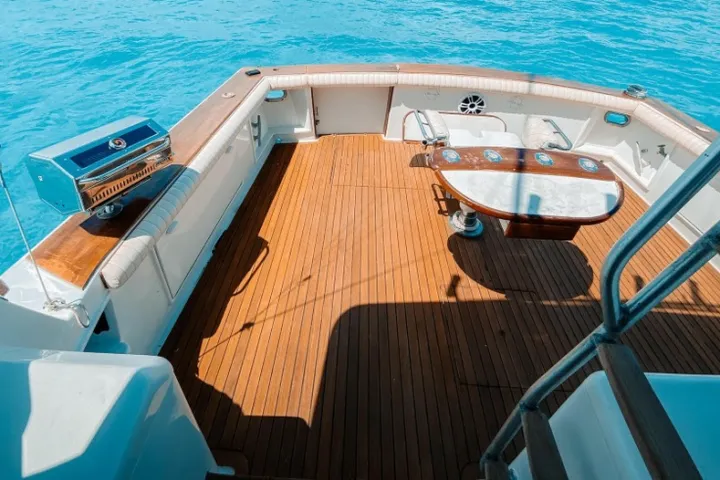 a boat sitting on top of a table