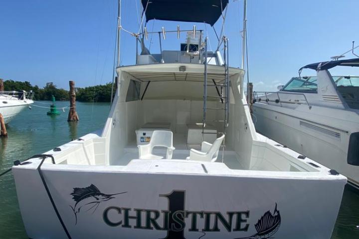 a boat sitting on top of a table