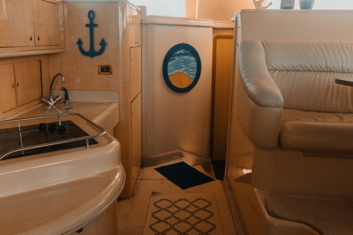 a close up of a small room